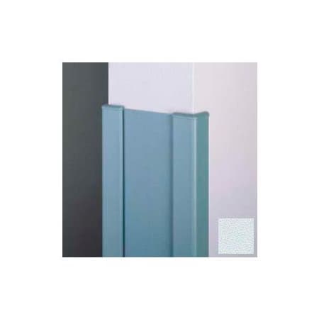 Pawling Surface Mounted End Wall 90Deg Corners, 2'' Wings, 4'H W/Caps, 6"W, BL Ice, Recycled Vinyl CG-11R-4-29